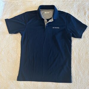 Columbia Men's Navy Omni Wick Polo Shirt Size:S